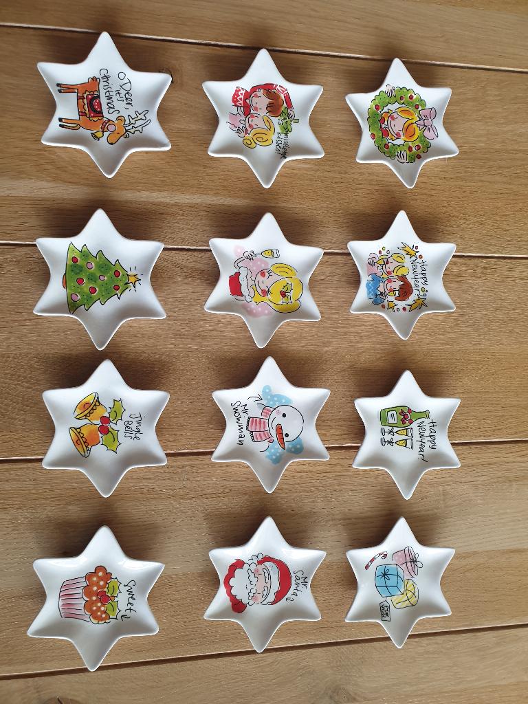 Petit four kerst - Blond Amsterdsm, Blond Amsterdam, Ophalen of Verzenden, Zo goed als nieuw, Bord(en)
