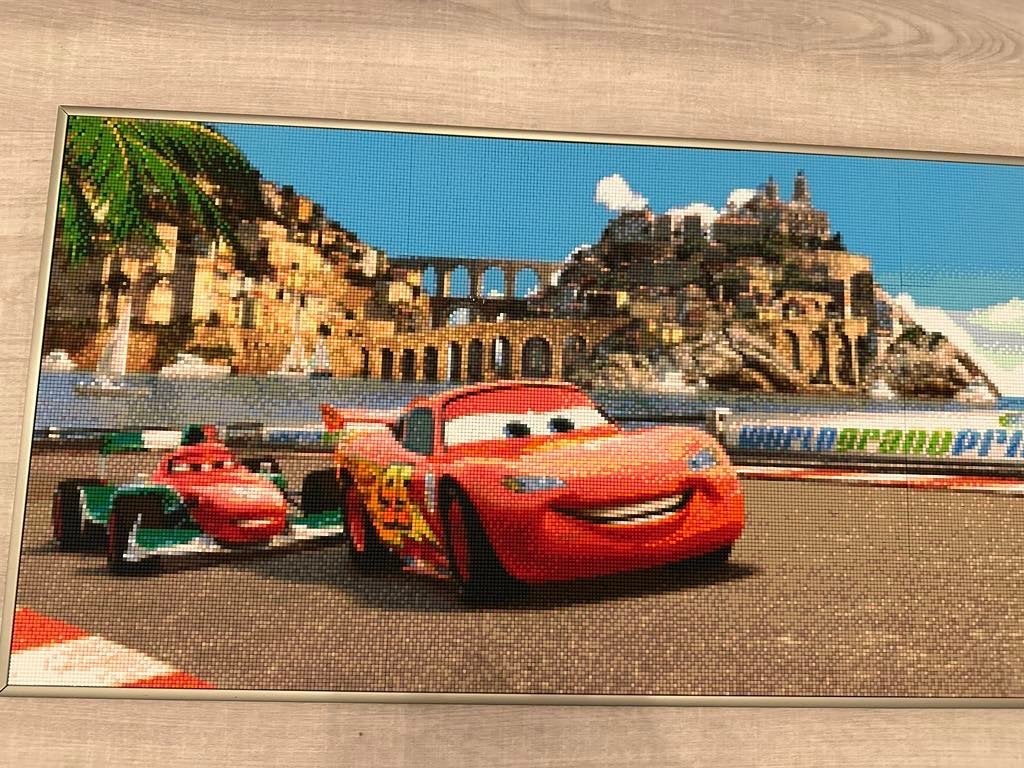 Uniek! Disney Cars schilderij! Super gaaf, Verzamelen, Ophalen of Verzenden, Overige figuren