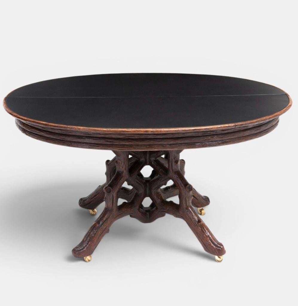Gebr. Horrix s’Gravenhage coulissetafel., Antiek en Kunst, Antiek | Meubels | Tafels, Ophalen