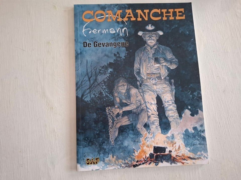 2 stripboeken: Comanche - De Gevangene & Vreemde Liefde, Meerdere stripboeken, Ophalen of Verzenden, Zo goed als nieuw, Hermann, Jérôme & Anne-Claire Jouvray, Stéphane Presle