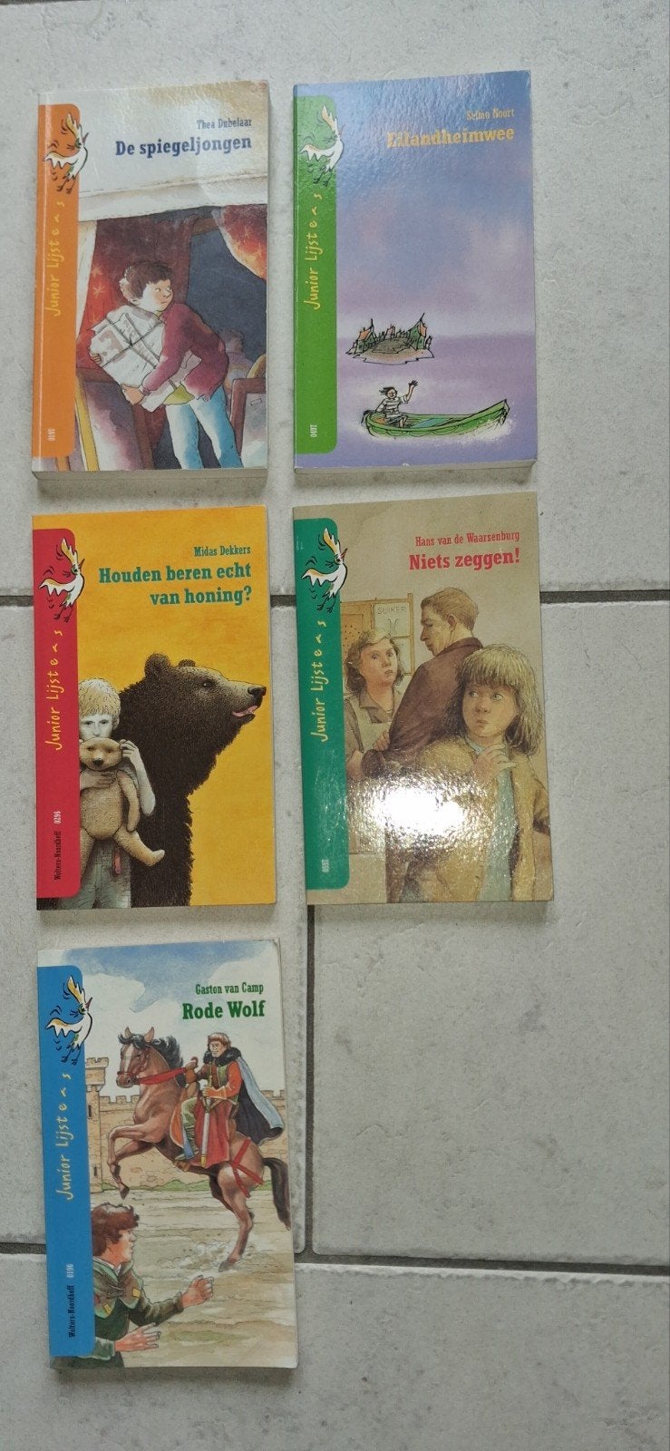 5 Junior Lijster: samen 7.-, Ophalen of Verzenden, Gelezen, Fictie algemeen