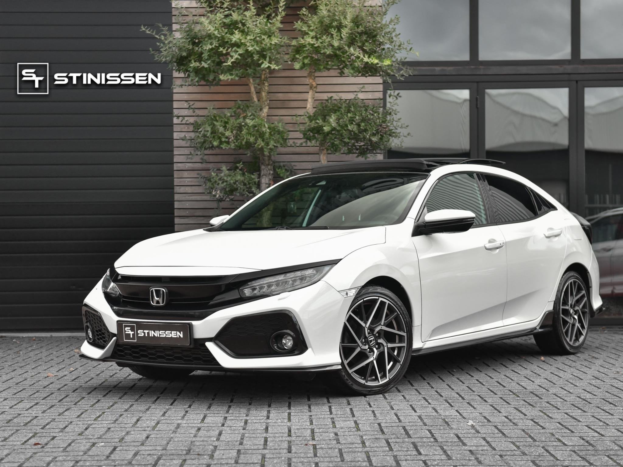Honda Civic 1.5 i-VTEC Sport Plus Panoramadak Leren bekledin, Auto's, Voorwielaandrijving, Stof, Euro 6, 4 cilinders