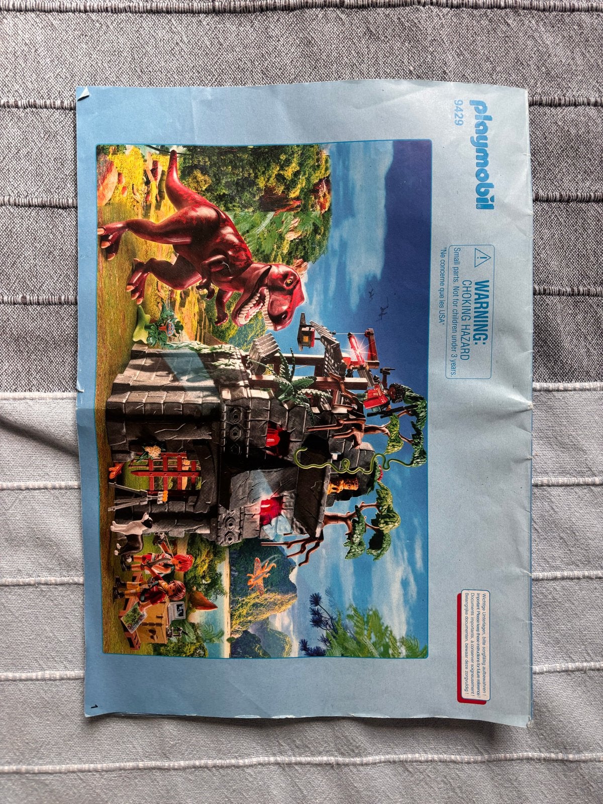 Playmobil 9429 - Avontuurlijke Jungle Tempel met T-Rex, Kinderen en Baby's, Ophalen, Gebruikt, Gebouw, Complete set