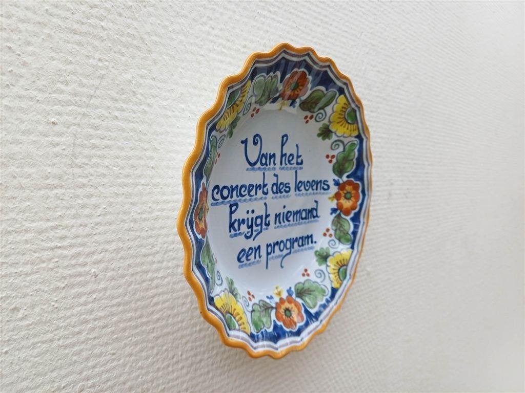 Workum porseleinen Wandbord 39853, Ophalen of Verzenden, Gebruikt