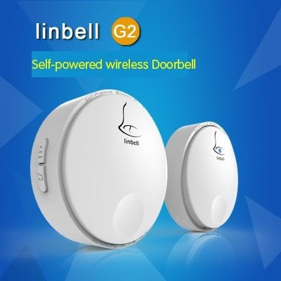 Waterdichte, Batterijloze en Draadloze Plug-in Deurbel (G2), Ophalen of Verzenden, Nieuw, Wit, Overige materialen