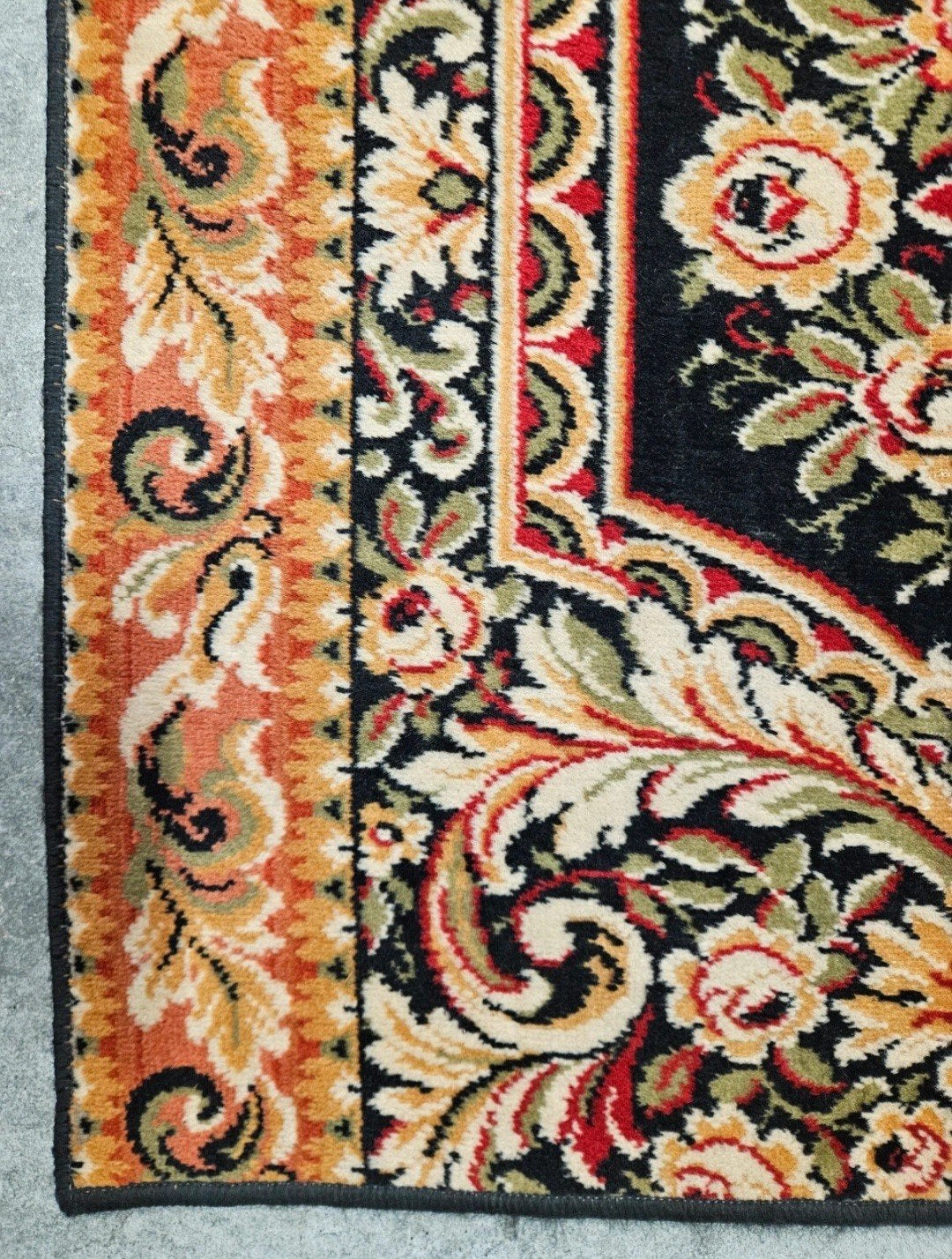 Vintage oosters wol vloerkleed loper rozen kelim 90x308cm, Geel, 200 cm of meer, Zo goed als nieuw, Www.hypepopup.nl