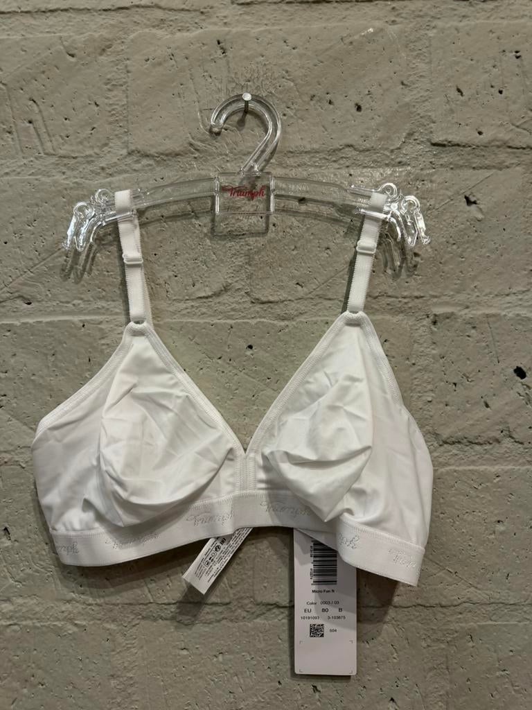 Triumph bh maat 80B NIEUW!! Nu €20,-, Ophalen of Verzenden, Wit, BH