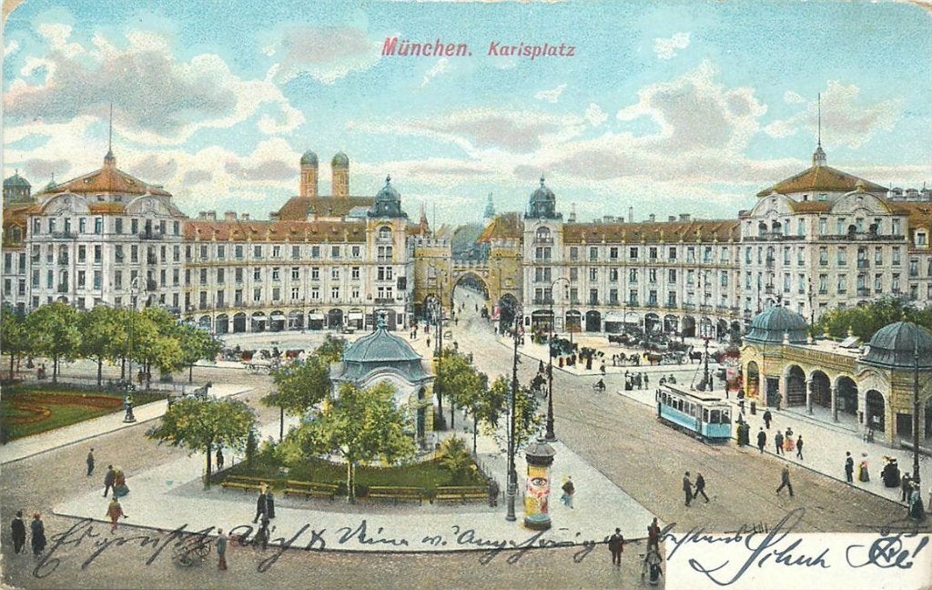 379-098-009 München Karlsplatz, Verzamelen, Ophalen of Verzenden, Voor 1920, Duitsland