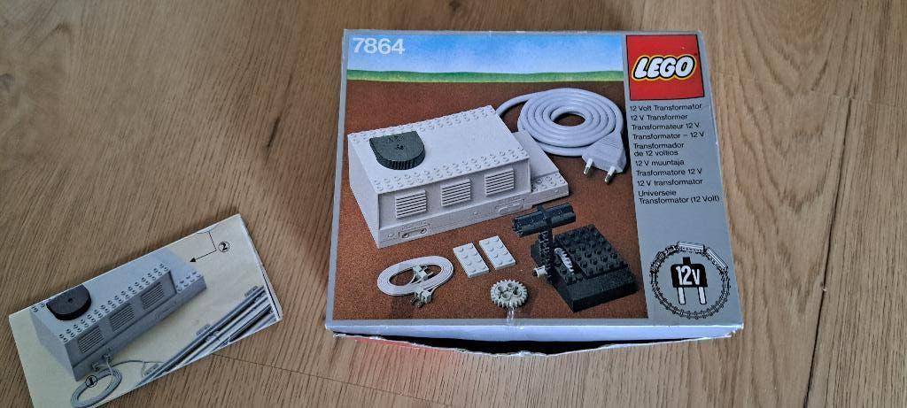 LEGO 7864 transformator 12v in doos en instructieboekje, Kinderen en Baby's, Speelgoed | Duplo en Lego, Verzenden, Zo goed als nieuw