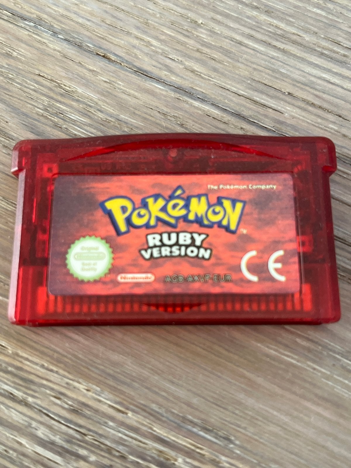 Pokémon Ruby Version Game Boy Advance (GBA), Gebruikt, Verzenden, 1 speler, Role Playing Game (Rpg)