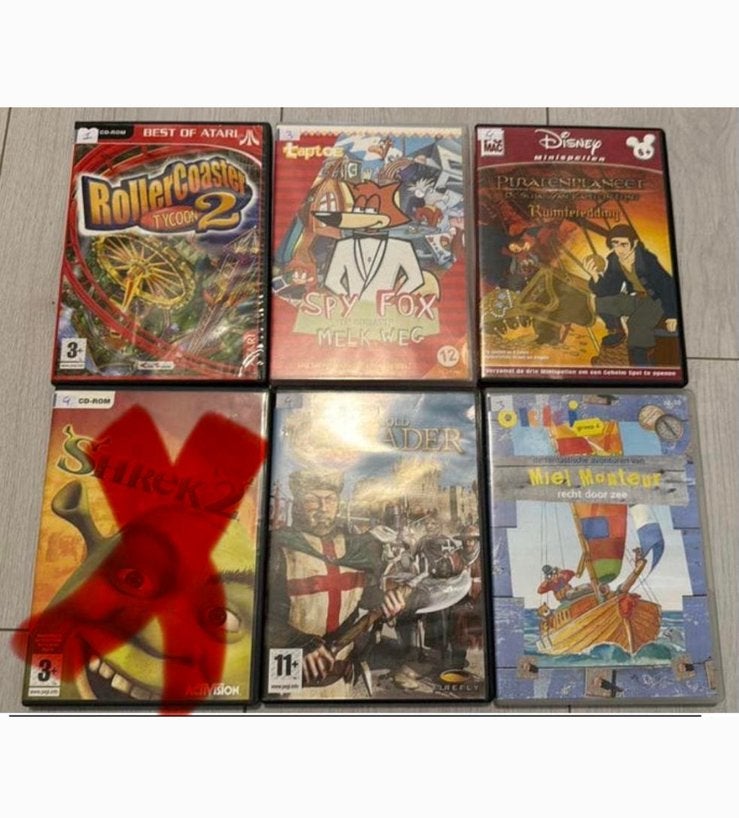 Pc games vanaf €1, Spelcomputers en Games, 1 speler, Ophalen of Verzenden, Gebruikt, Vanaf 3 jaar