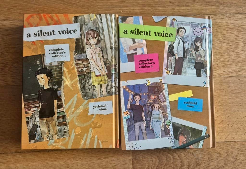 A Silent Voice Complete Hardcover Collector's Edition 1 & 2, Boeken, Literatuur, Zo goed als nieuw, Wereld overig, Ophalen of Verzenden