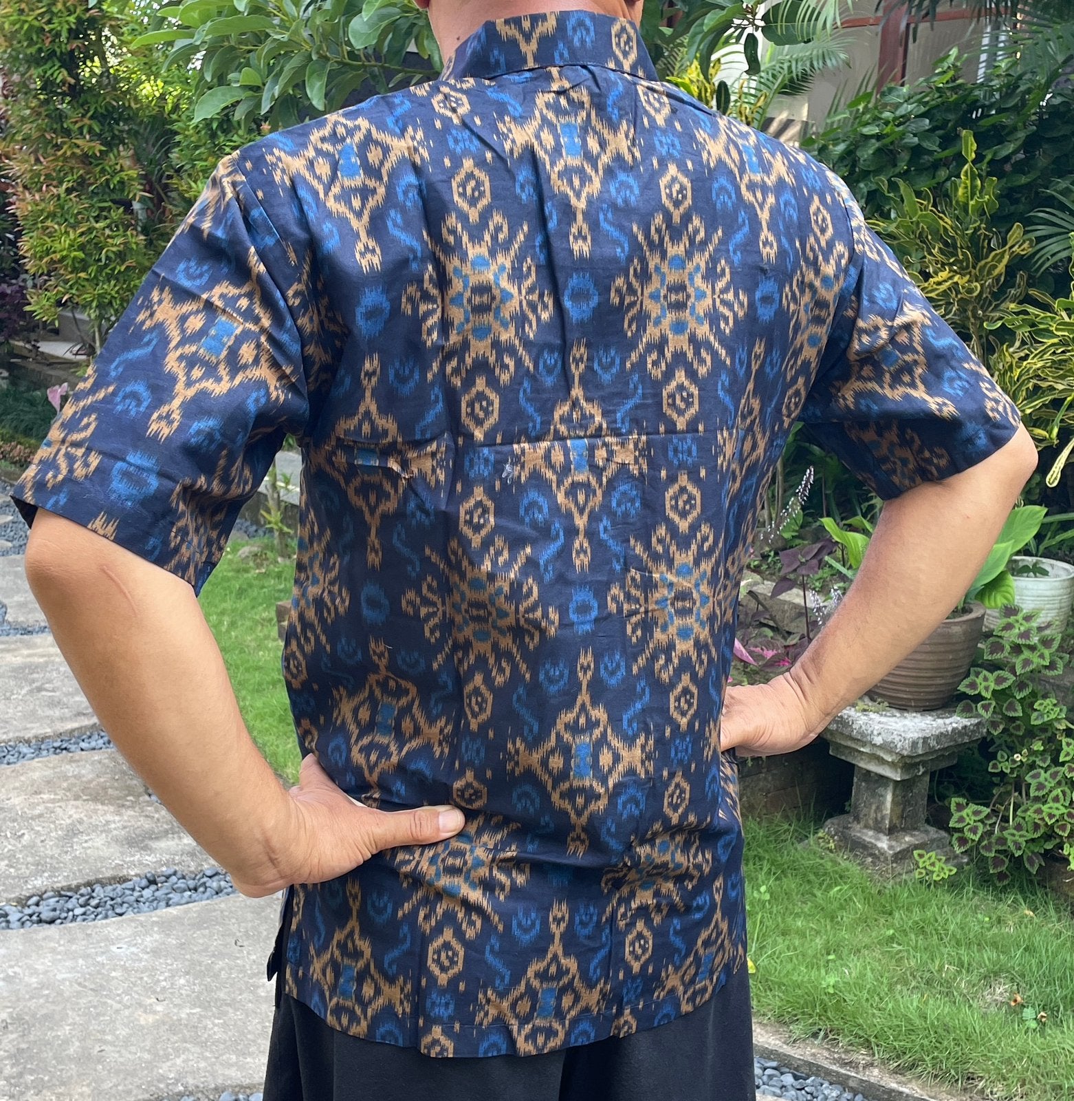 Batik ikat overhemden maat XL katoen, verschillende kleuren, Ophalen of Verzenden, Nieuw, Halswijdte 43/44 (XL)