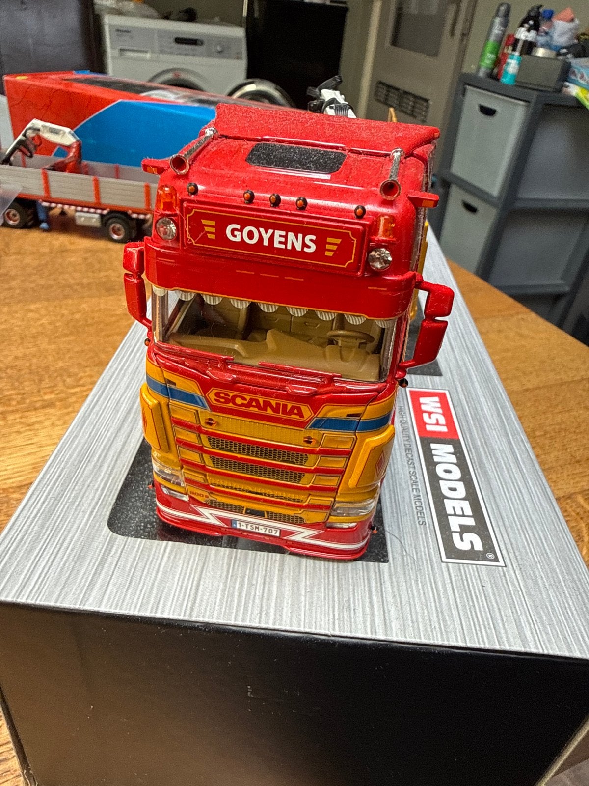 WSI Models Scania Goyen vrachtwagen model, Overige merken, 1:32 tot 1:50, Ophalen of Verzenden, Zo goed als nieuw
