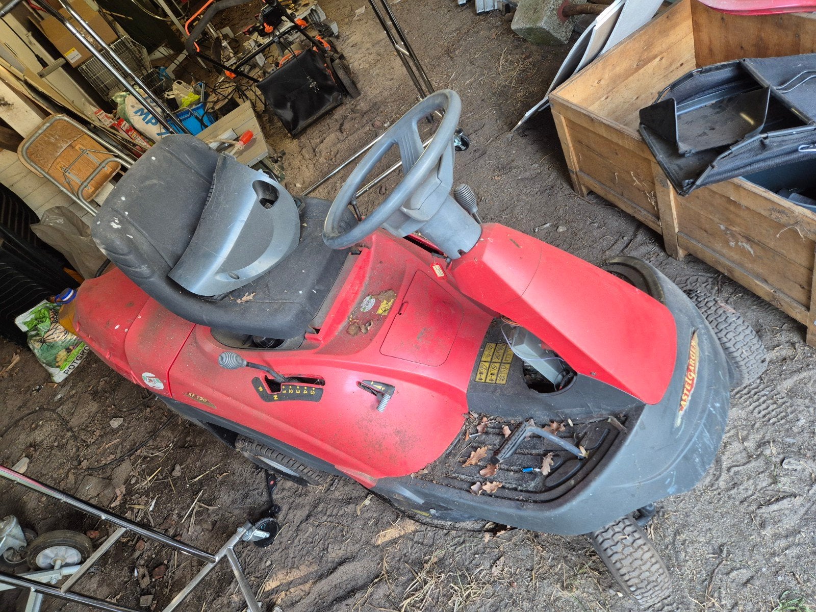 Castelgarden XF 130 zitmaaier - motor defect, Tuin en Terras, Ophalen, Gebruikt, Castelgarden, Minder dan 90 cm