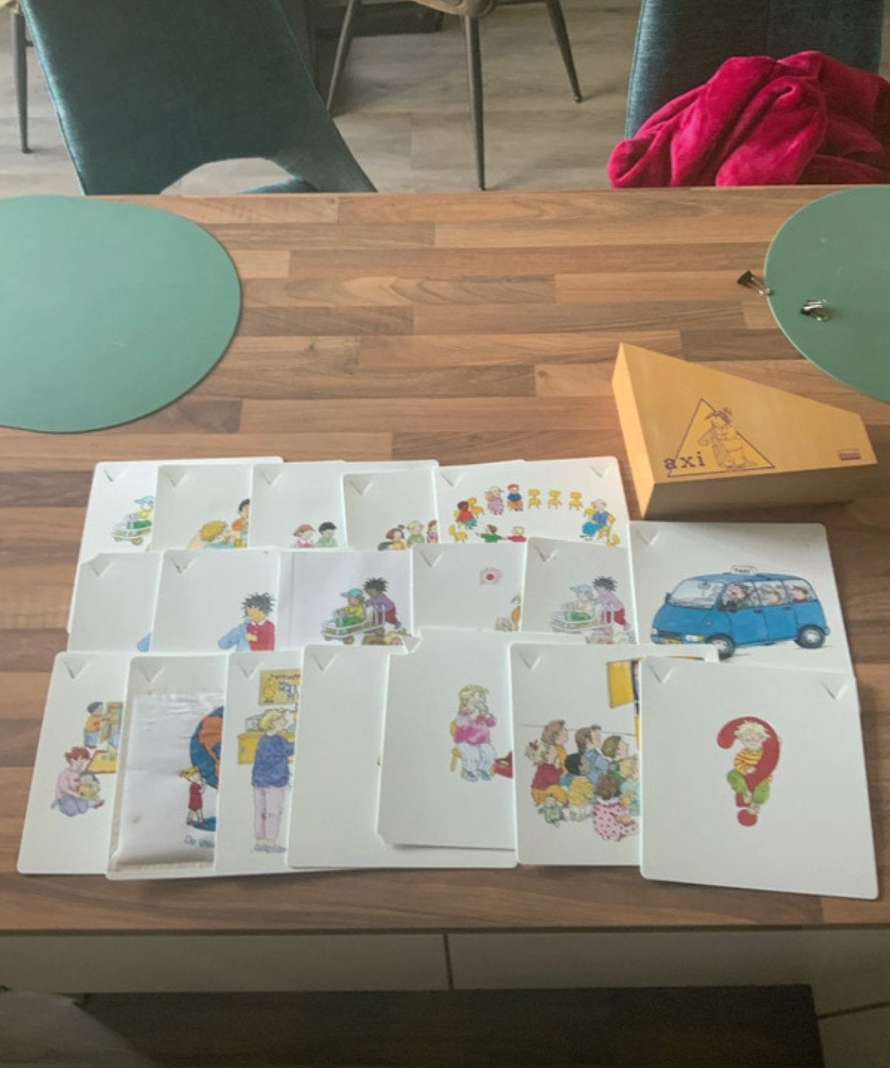 Axi dagritmekaarten, Ophalen of Verzenden, Zo goed als nieuw, Overige niveaus