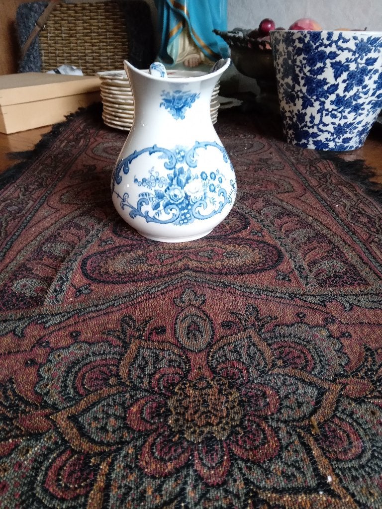 Prachtige gave melkkan B..F. uit Belgie serie ROCAILLE, Ophalen of Verzenden