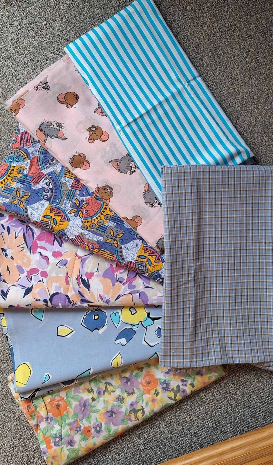Dubbelbrede Katoenen Stoffen - Nieuw en Diverse Prints, Hobby en Vrije tijd, Overige materialen, Overige kleuren, 120 cm of meer