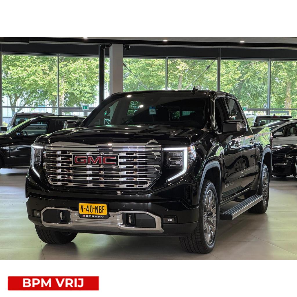 GMC Sierra 6.2 V8 DENALI (bj 2024), Auto's, Automaat, Gebruikt, 426 pk, Zwart