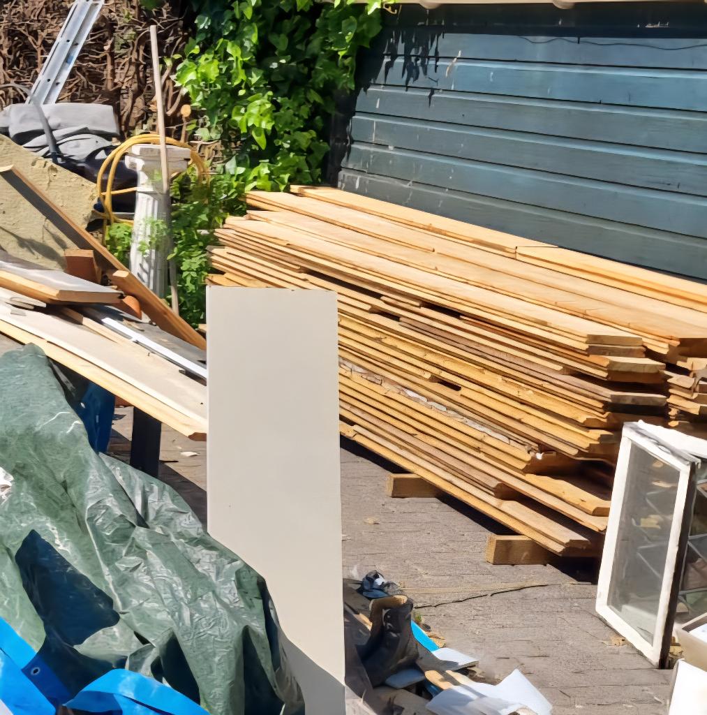 oude grenen planken, Doe-het-zelf en Verbouw, Hout en Planken, Ophalen, Gebruikt, 25 tot 50 mm, Grenen
