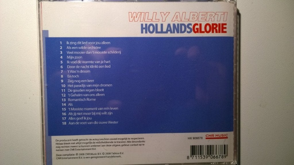 Willy Alberti - Willy Alberti, Ophalen of Verzenden, Zo goed als nieuw, Levenslied of Smartlap, Album