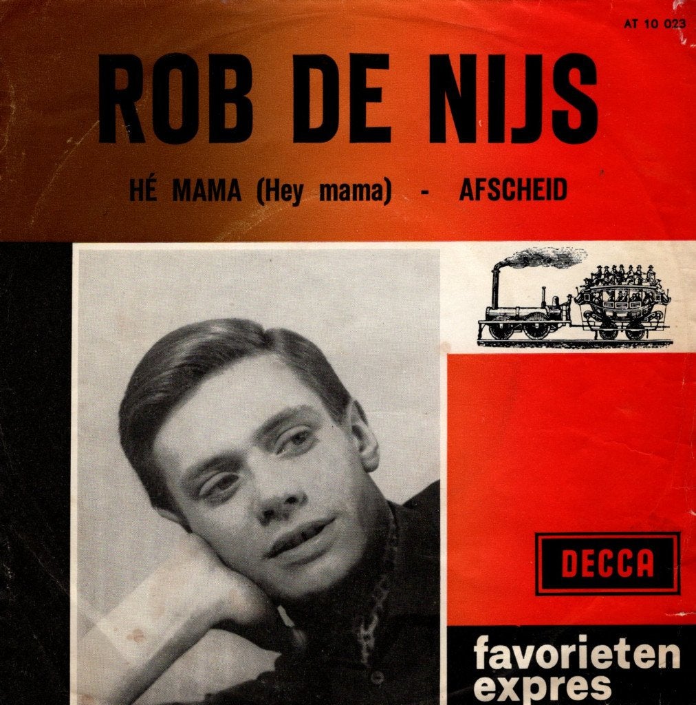 Rob de Nijs - Hé mama, Cd's en Dvd's, Vinyl Singles, Gebruikt, 7 inch, Ophalen of Verzenden, Fotohoes