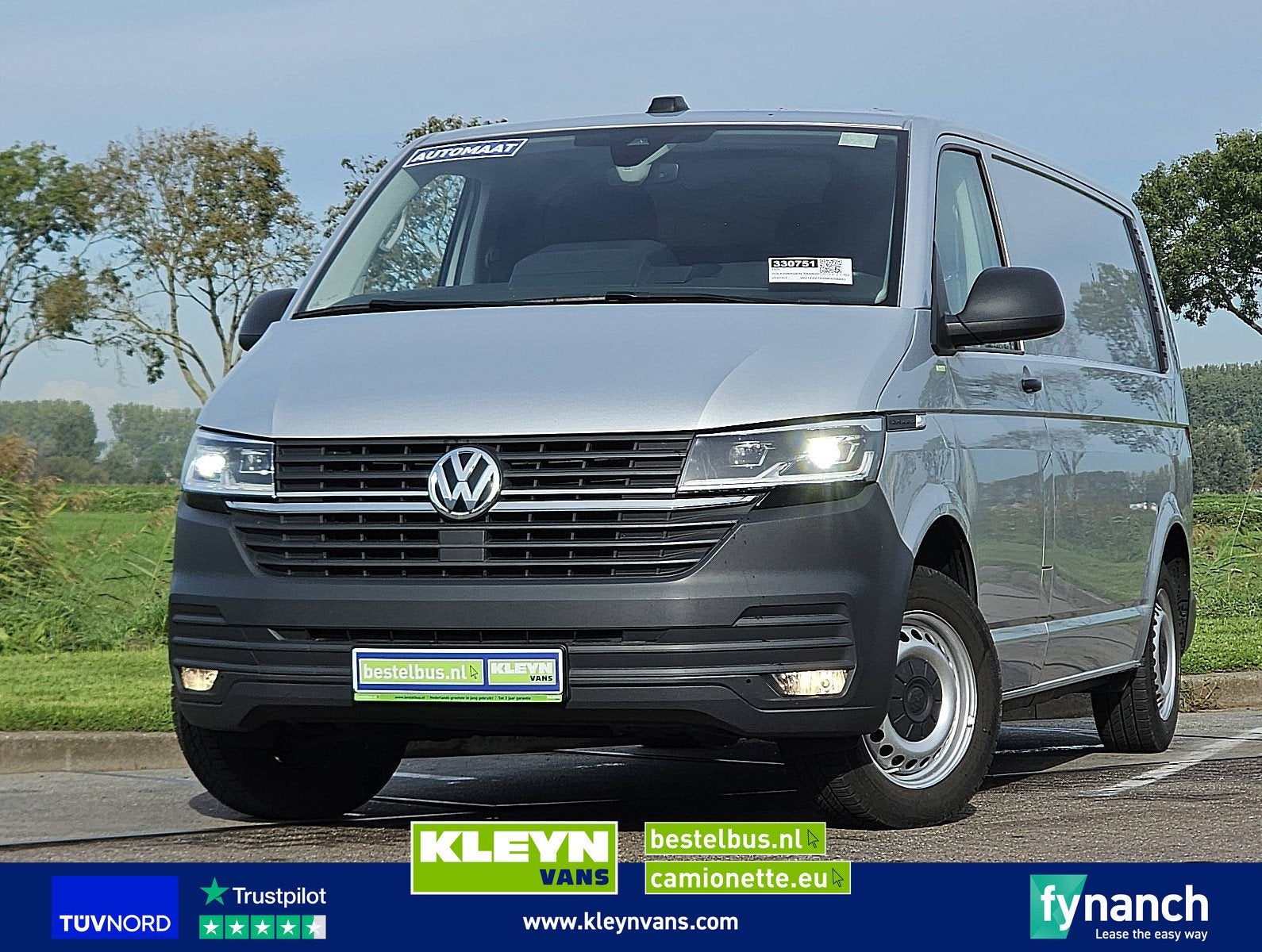 VOLKSWAGEN TRANSPORTER 2.0 TDI l2h1 led navi autom., Auto's, Automaat, Gebruikt, Euro 6, 150 pk