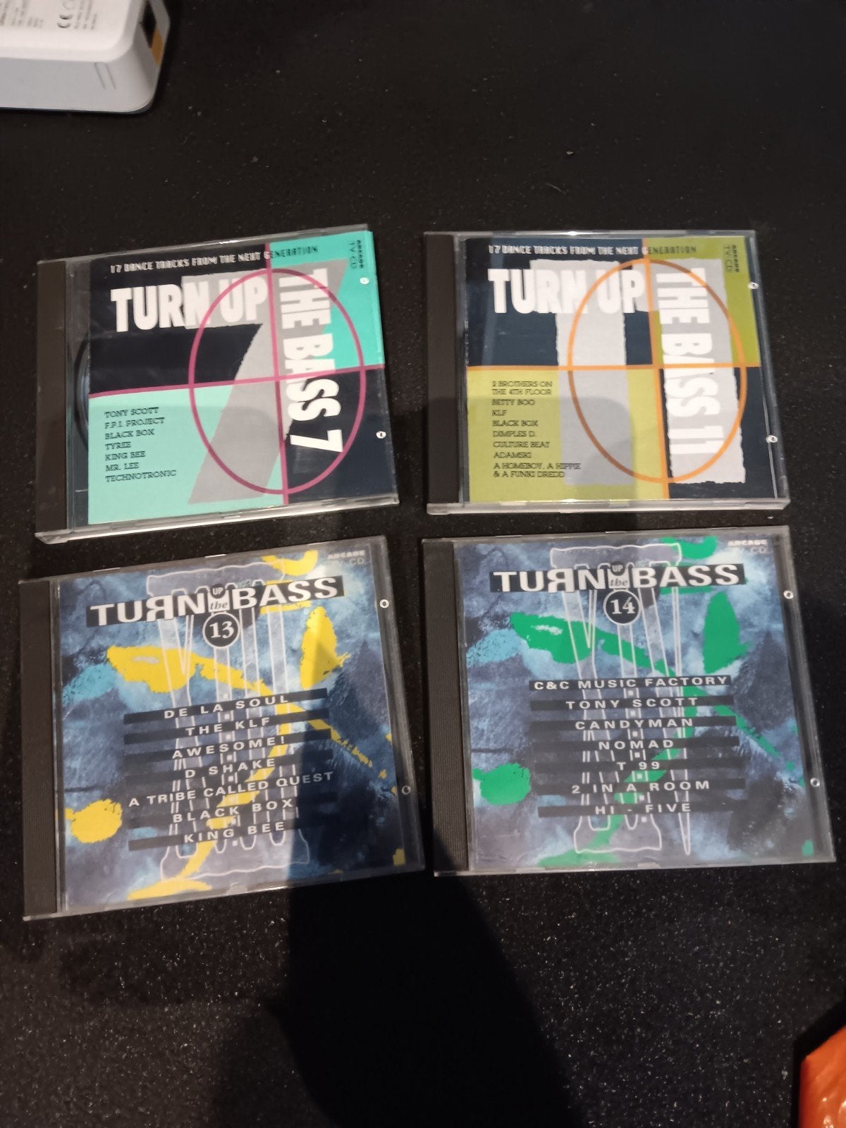 turn up The bass 4 x cd.s mooie staat, Cd's en Dvd's, Ophalen of Verzenden, Zo goed als nieuw, Dance Populair