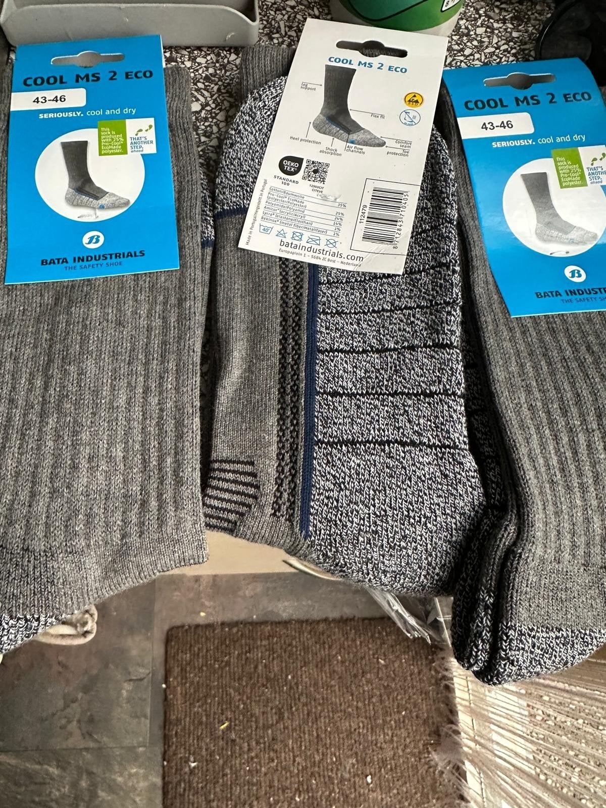 Bata industrials werksokken maat 43-46, Kleding | Heren, Sokken en Kousen, Bata, Zwart, Ophalen of Verzenden, Nieuw