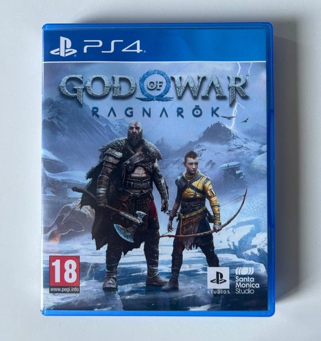 God of War Ragnarök PS4 - Episch Avontuur, Spelcomputers en Games, Games | Sony PlayStation 4, Avontuur en Actie, Gebruikt, Vanaf 18 jaar