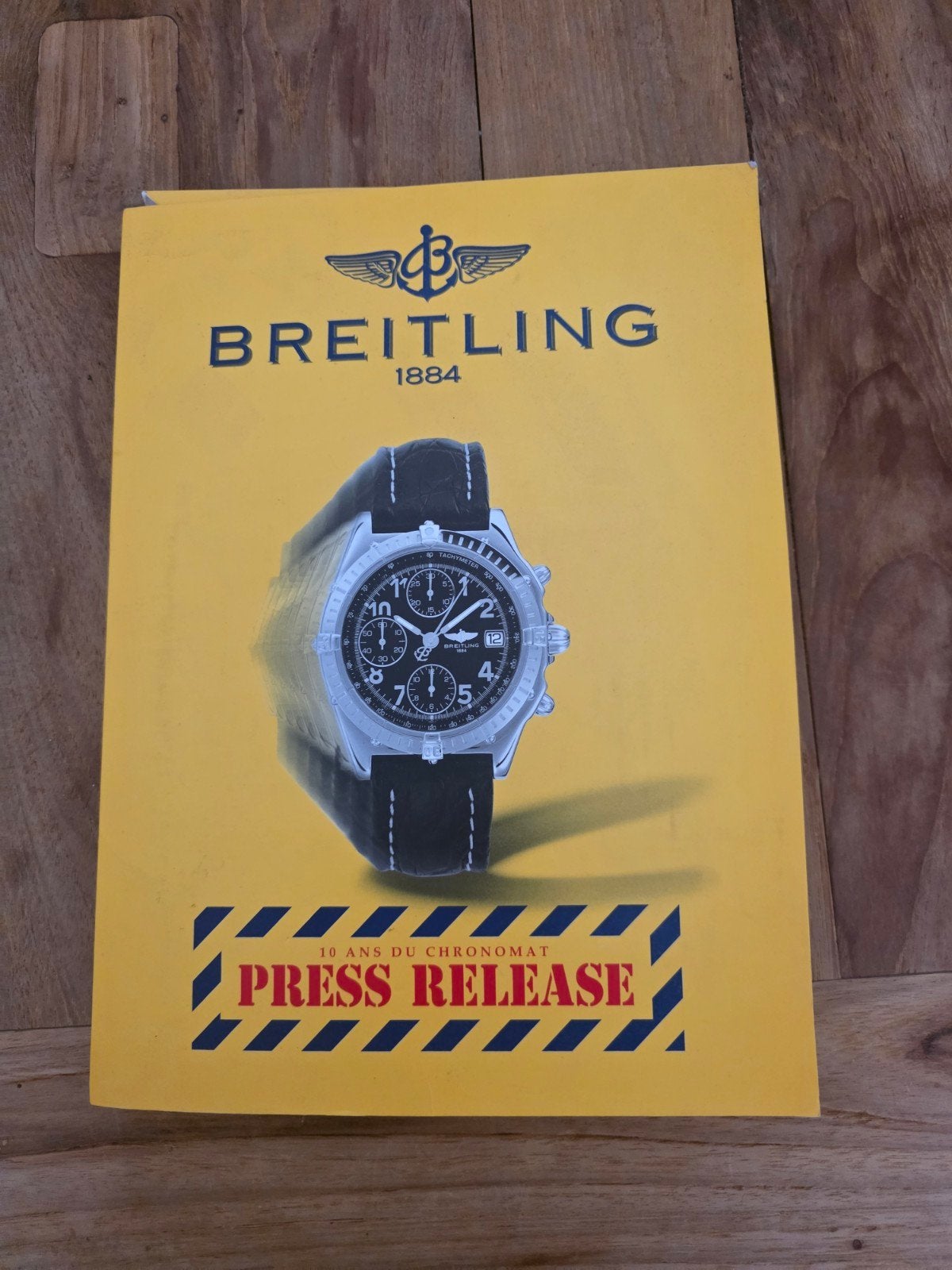 Breitling Press Release Kit 1994 - Zeldzaam verzamelobject, Breitling SA, Zo goed als nieuw, Info@breitling.com, P.O. Box 1132, 2540 Grenchen, Switzerland
