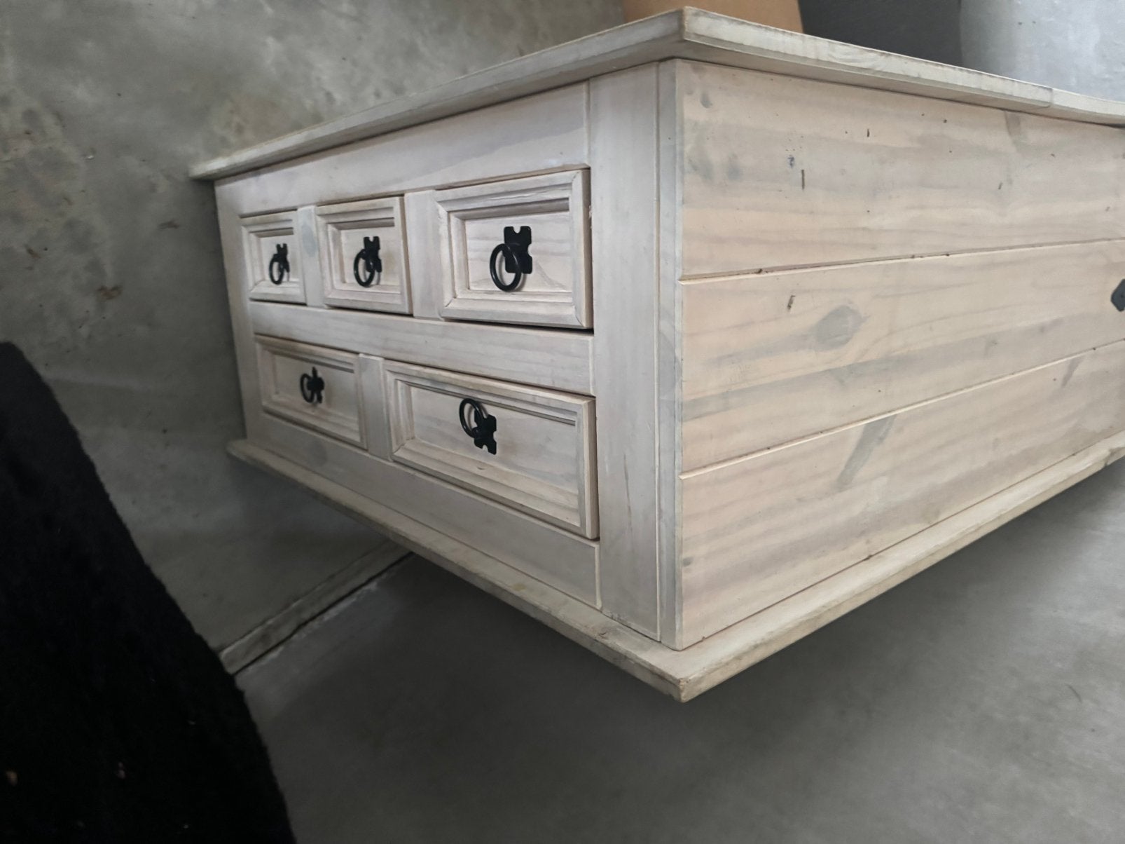 Salon tafel met veel opberg mogenlijkheid, Gebruikt, 100 tot 150 cm, Rechthoekig, 50 tot 100 cm