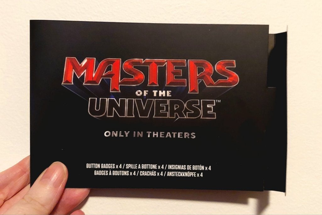 Masters Of the Universe 2026 Button Pin Set X 4, Verzenden, Nieuw, Film, Overige typen