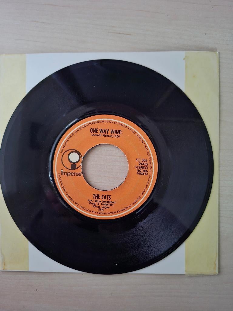 Cats - One way wind, Cd's en Dvd's, Vinyl Singles, Gebruikt, 7 inch, Single, Ophalen of Verzenden