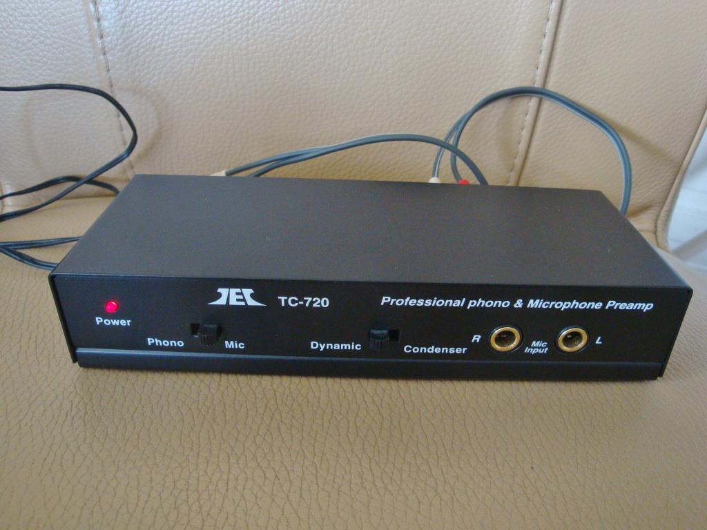 Jec TC-720 Phono Preamp voorversterker microfoon, Ophalen of Verzenden, Zo goed als nieuw, Overige merken