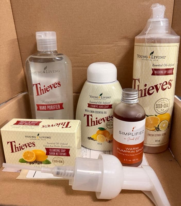 Young Living Thieves Producten: Handreiniger, Zeep, Afwasmid, Sieraden, Tassen en Uiterlijk, Verzenden, Nieuw, Overige typen