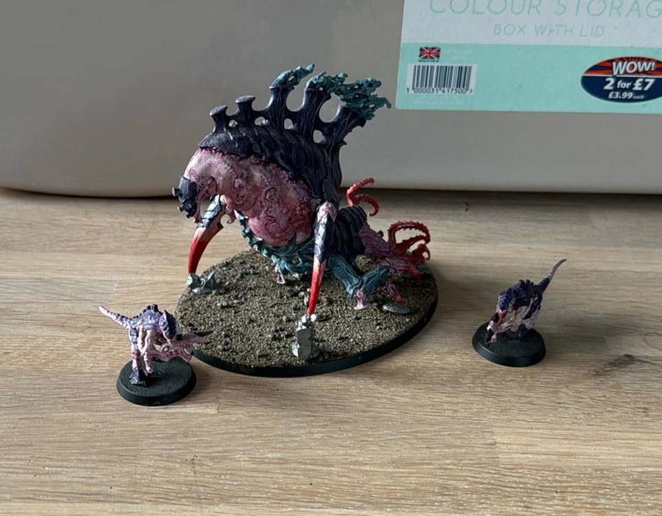 Warhammer 40k - Tyranids Psychophage, Hobby en Vrije tijd, Wargaming, Ophalen of Verzenden, Zo goed als nieuw, Warhammer