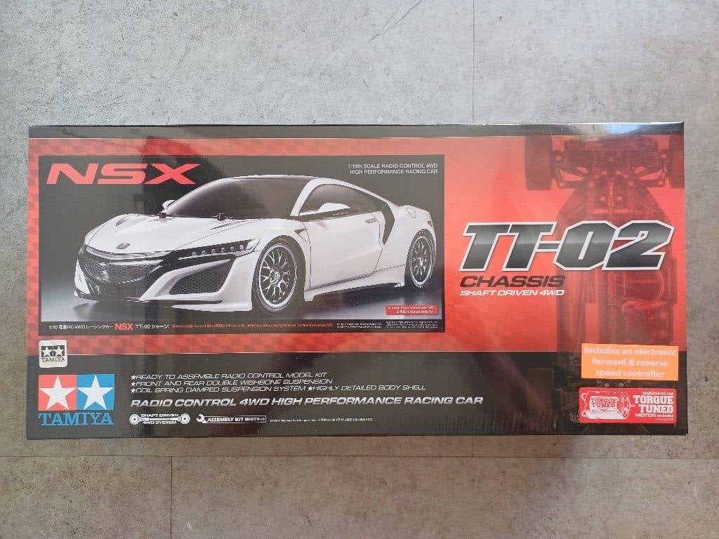 Tamiya 58634 RC Honda NSX TT-02 Nieuw in doos, Hobby en Vrije tijd, Elektro, Nieuw, Ophalen of Verzenden, Schaal 1:10