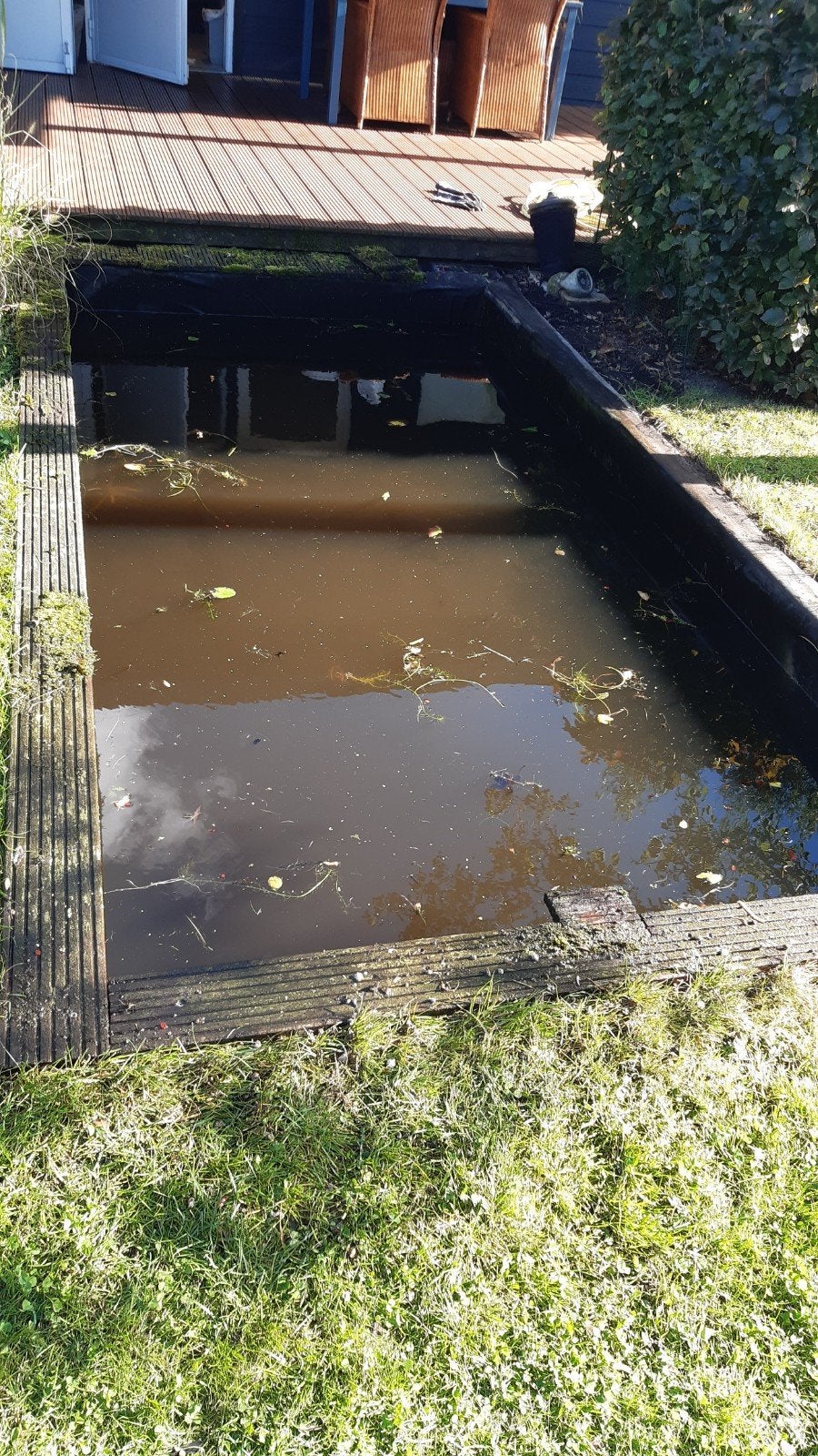 Vijverliner 370x175x60 - EPDM op maat, Ophalen, Gebruikt