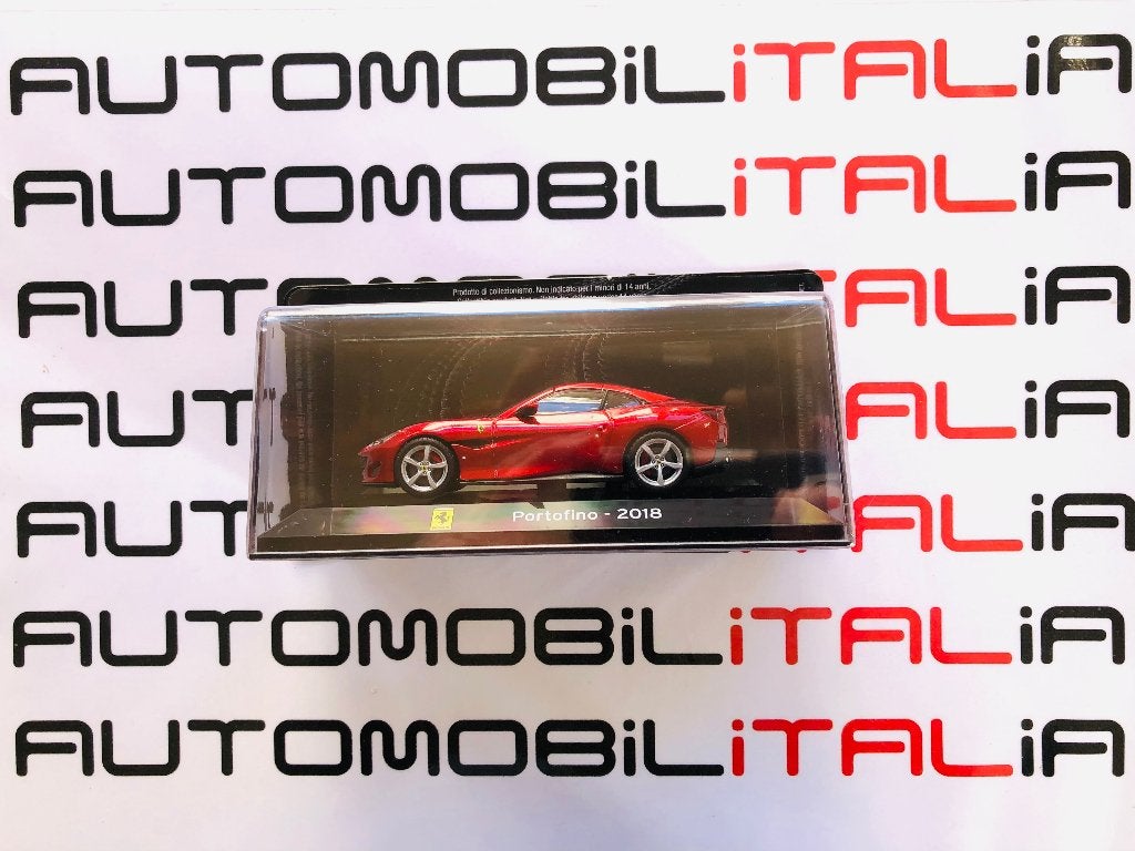 Ferrari Portofino Rosso Metallizato 2018 Schaal 1:43, Ophalen of Verzenden, Nieuw, Auto, Overige merken