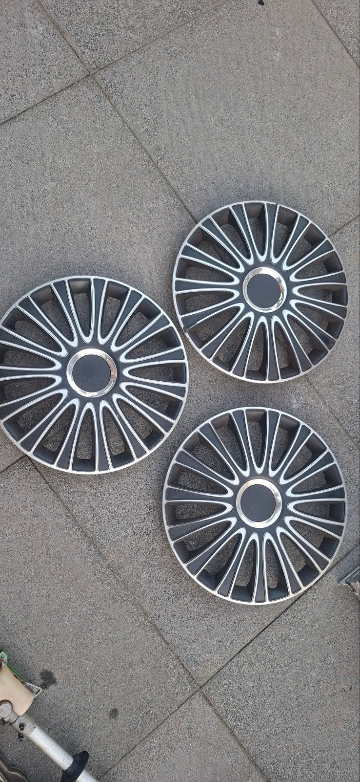 3 wieldoppen 15 inch, Ophalen of Verzenden, Gebruikt