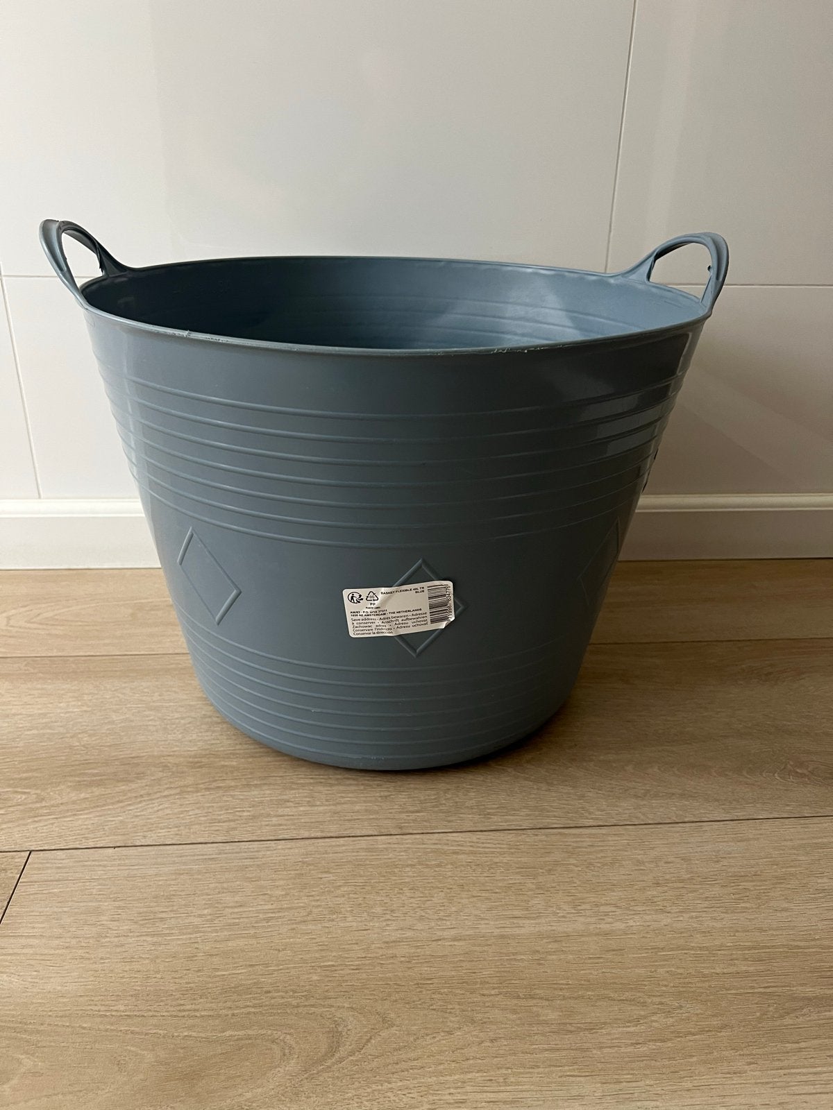 Grote flexibele wasmand - Grijs, Huis en Inrichting, Ophalen of Verzenden, Gebruikt