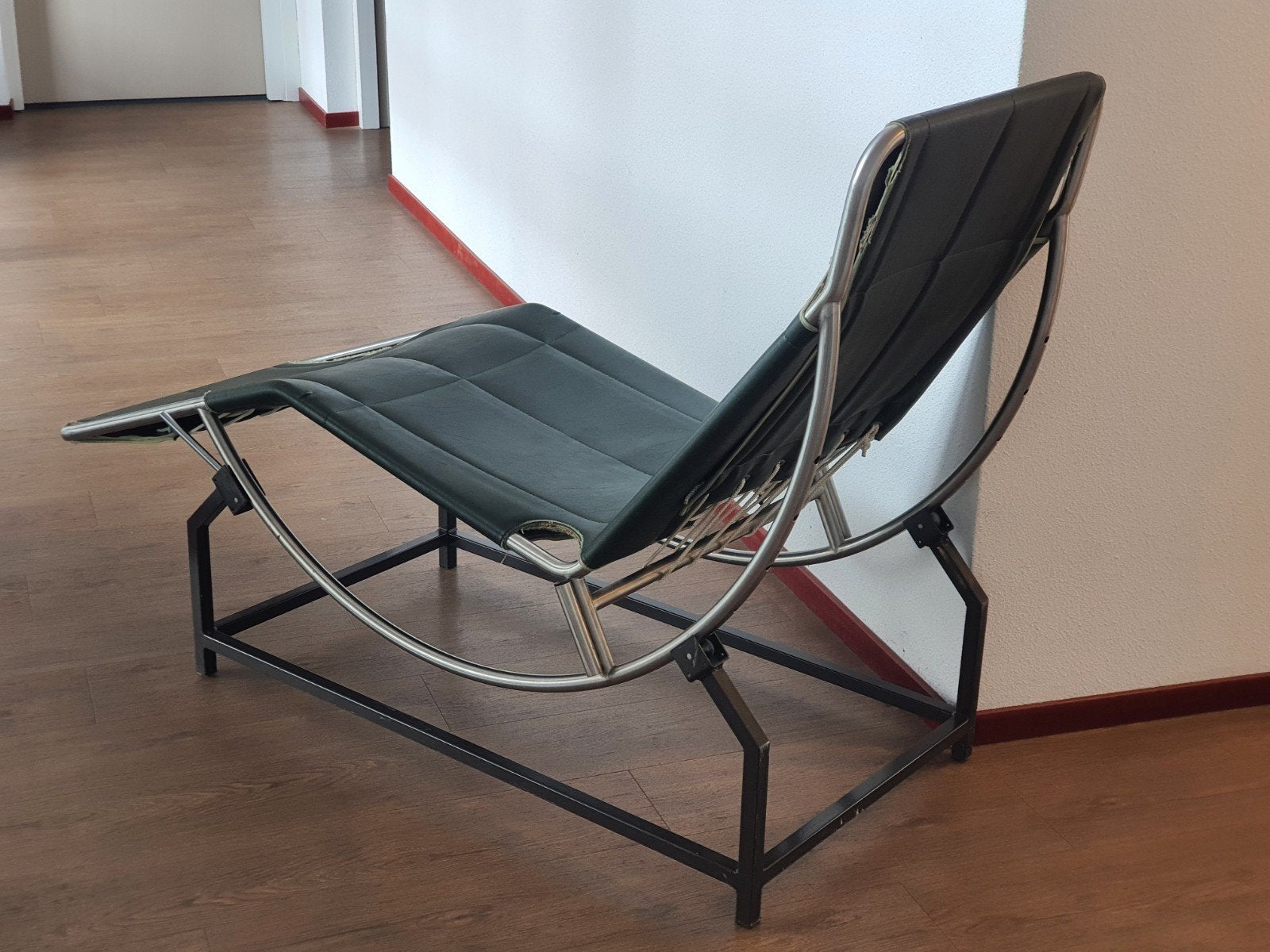 Vintage Design 'Trim Rocker' Relax Schommelstoel - L. Ahlber, Ophalen, Gebruikt, 125 tot 150 cm, Stof