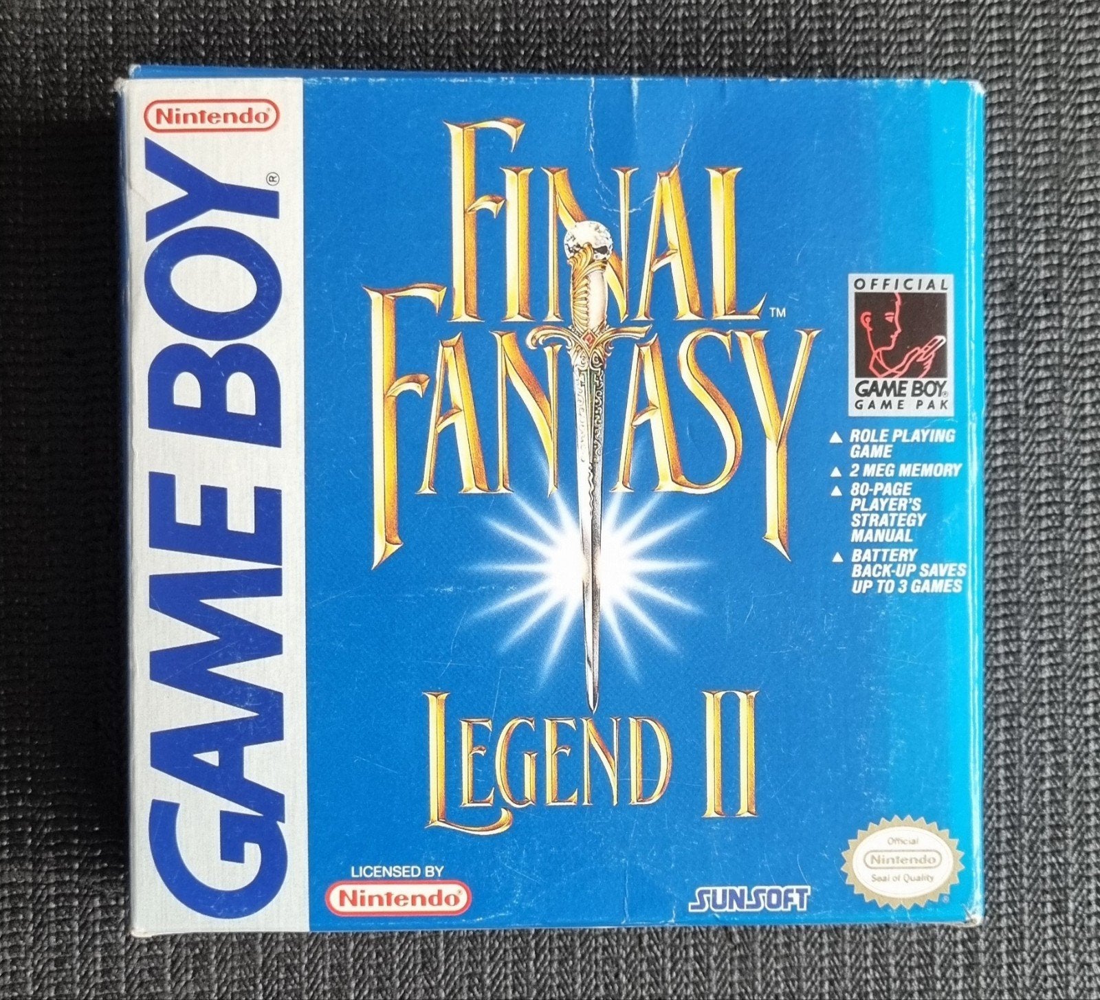 Final Fantasy Legend II - Game Boy (CIB), 1 speler, Ophalen of Verzenden, Role Playing Game (Rpg), Vanaf 12 jaar