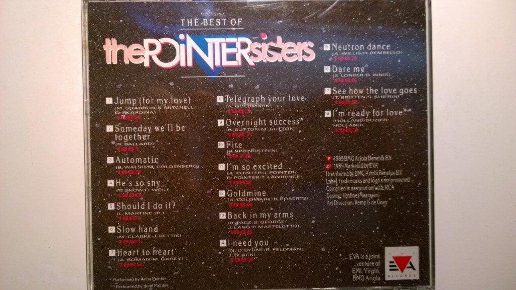 The Pointer Sisters - The Best Of The Pointer Sisters, Cd's en Dvd's, Ophalen of Verzenden, Zo goed als nieuw, Disco, Album