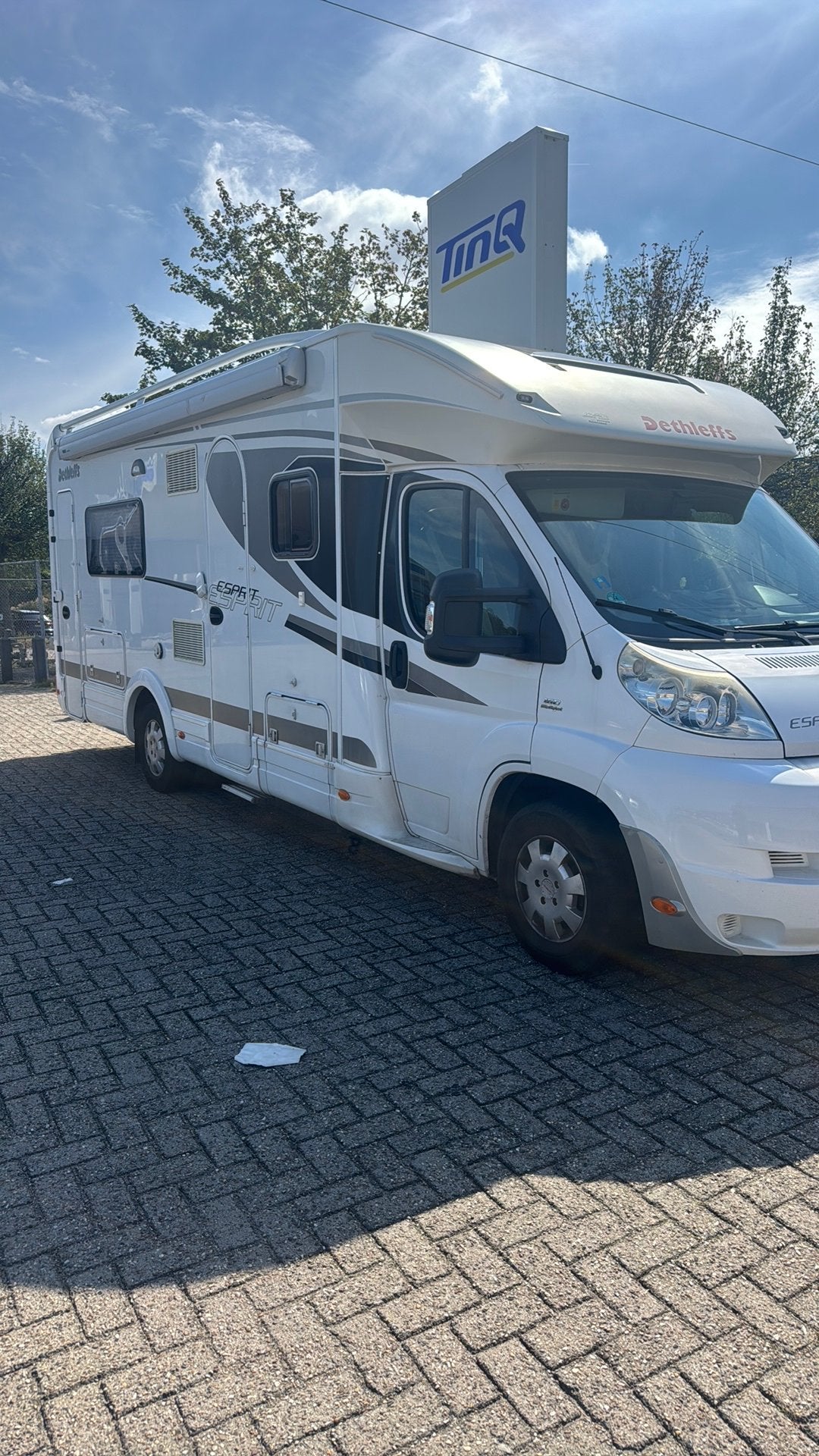 Fiat Dethleffs  camper 3.0L automaat zeldzaam, Automaat, Fiat, Fietsendrager, Bedrijf