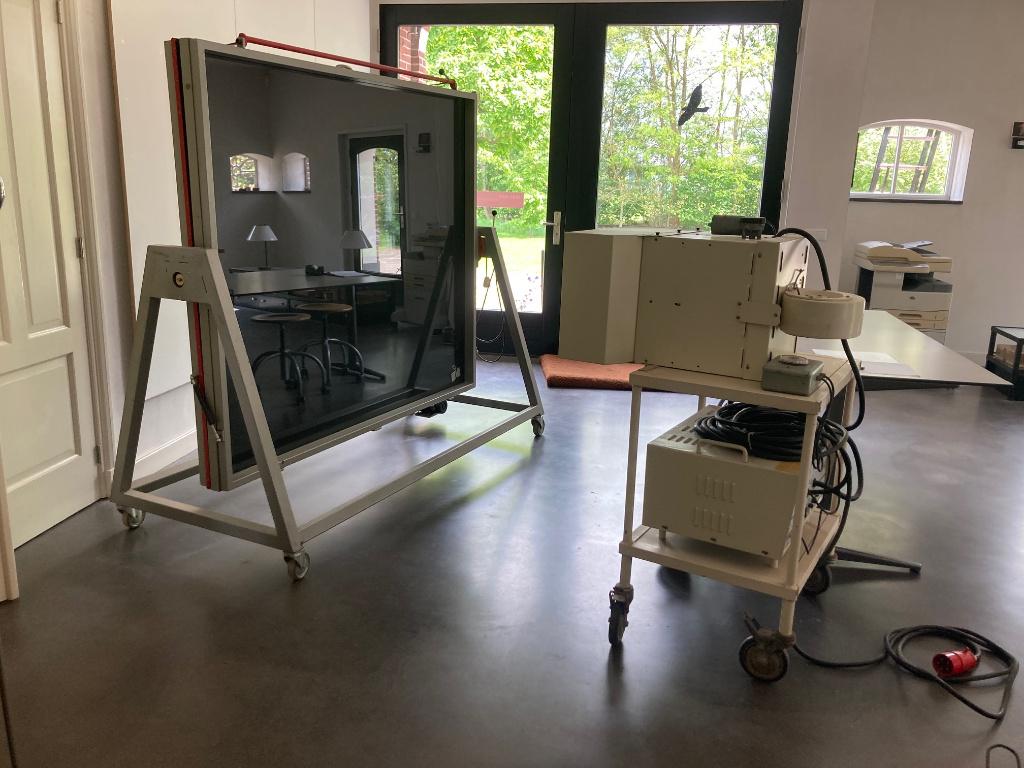 A0 Vacuumbelichtingstafel en UV lamp voor zeefdruk, Hobby en Vrije tijd, Ophalen, Gebruikt
