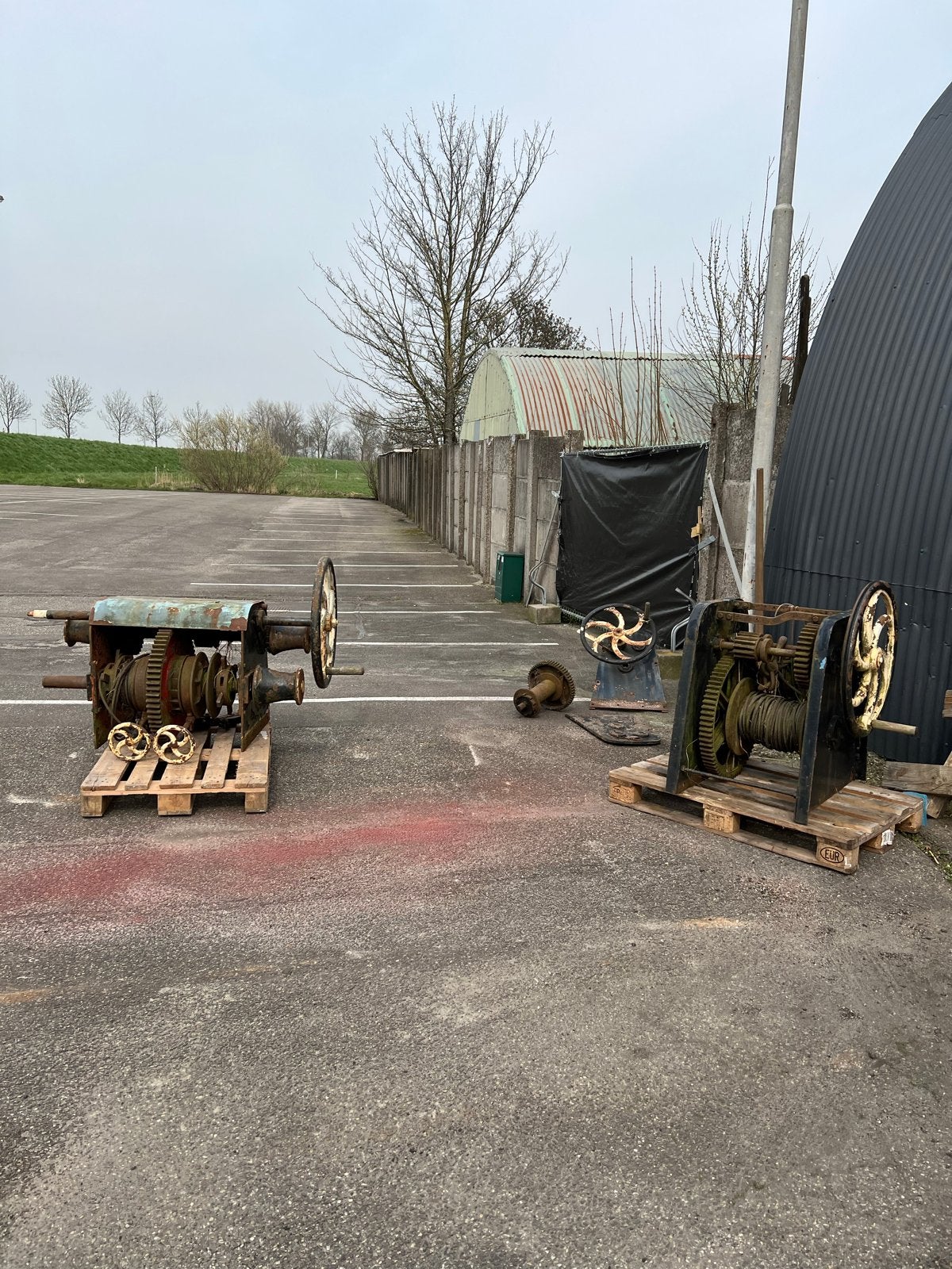 2 scheeplieren en een anker met staalkabel, Ophalen, Gebruikt, Overige typen