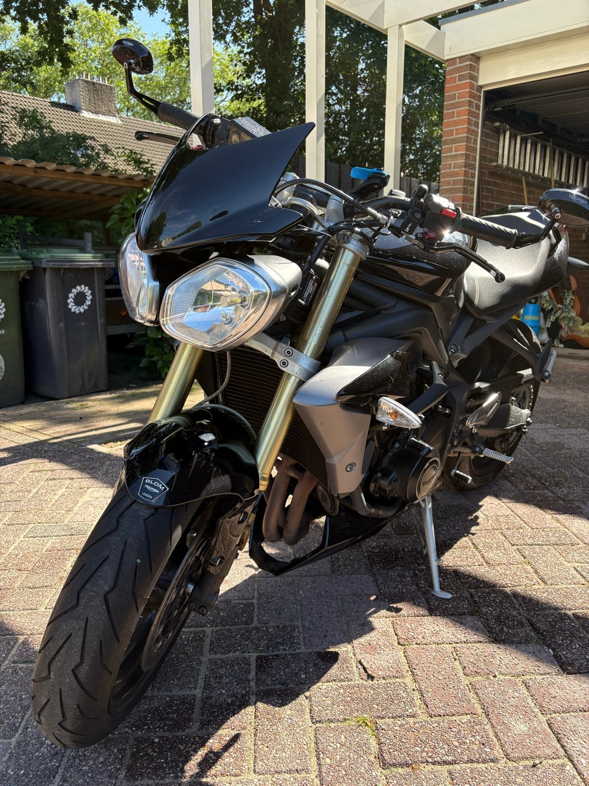 Triumph Street Triple 675 - SC Project, Quickshifter, Handva, 675 cc, Sportuitlaat, Motorrijbewijs A, Gebruikt