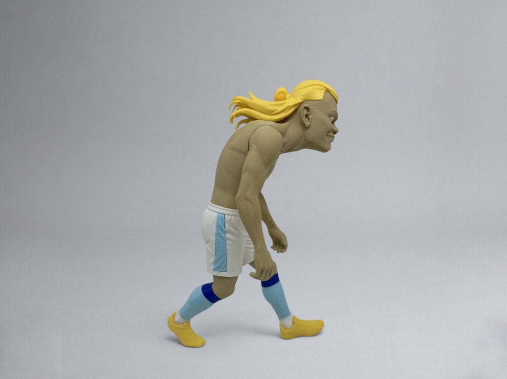 Erling Haaland Meme – Goal Machine Figurine – 30 cm, Ophalen of Verzenden, Nieuw, Fantasy
